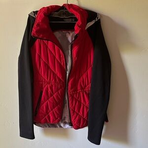 Athleta Red and Black Ski Jacket